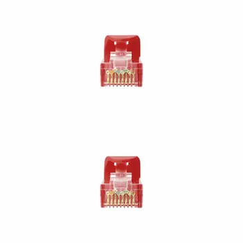 CAT 6a UTP Cable NANOCABLE 10.20.1800-R Red Grey 5 m