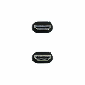 HDMI Cable NANOCABLE 10.15.8001 Black 1 m 8K Ultra HD