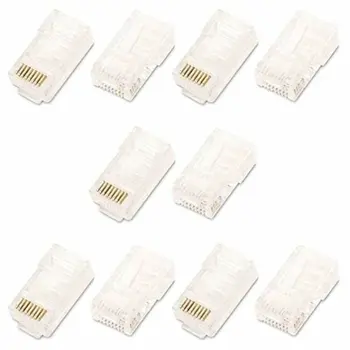 RJ45 Connector NANOCABLE 10.21.0201-50 Transparent