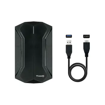 Housing for Hard Disk TooQ TQE-2599RGB Black 2,5"