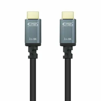 HDMI Cable NANOCABLE 10.15.8010 10 m Black