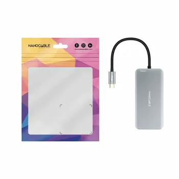 USB Hub NANOCABLE 10.16.1009 Grey (1 Unit)