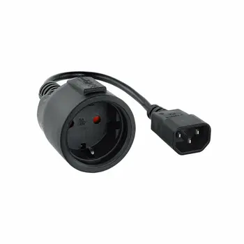 Power Cord NANOCABLE Black 50 cm