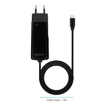 Laptop Charger TooQ GAN USB-C PD 45W Cúbico 45 W