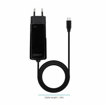 Laptop Charger TooQ GAN USB-C PD 45W Cúbico 45 W