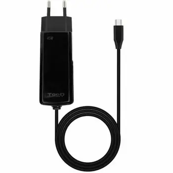 Laptop Charger TooQ GAN USB-C PD 45W Cúbico 45 W