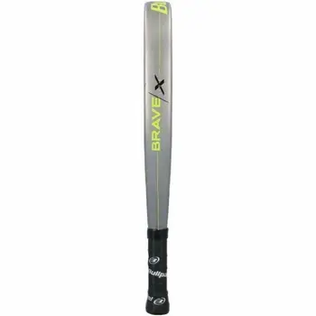Padel Racket Bullpadel Brave 3.0 2021 Yellow Grey Fibreglass