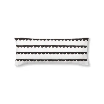 Pillowcase Kids&Cotton Guildo black 45 x 110 cm 100% cotton