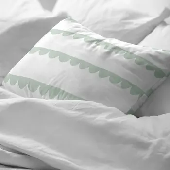 Pillowcase Kids&Cotton Guildo Mint 40x60cm 40 x 60 cm 100% cotton