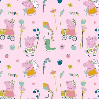 Stain-proof resined tablecloth Peppa Pig Free Time 1 Multicolour 150 x 150 cm