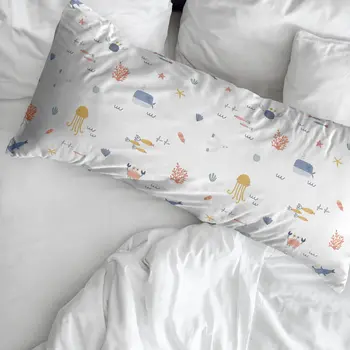 Pillowcase Kids&Cotton Malu Multicolour 45 x 110 cm 100% cotton