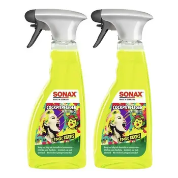 Dashboard Cleaner Sonax LEMON ROCKS Lemon Fresh 500 ml Matte finish (2 Units)