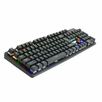 Keyboard with Gaming Mouse Woxter GM26-075 Black