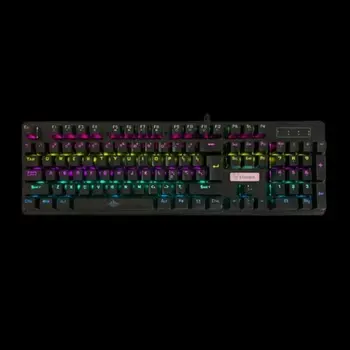 Keyboard with Gaming Mouse Woxter GM26-075 Black
