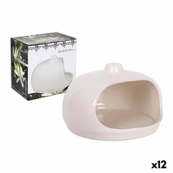 Kitchen Sink Tidy 47566 15,2 x 15,2 x 10,3 cm White (12 Units)