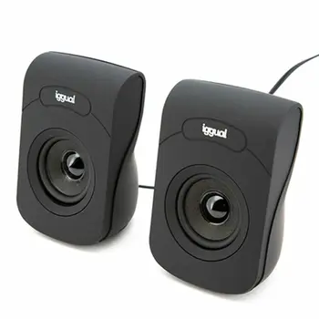 PC Speakers iggual IGG316993 Black 3 W