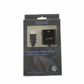 HDMI Cable iggual IGG317303 Black WUXGA