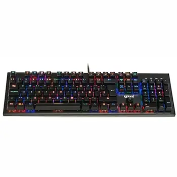 Keyboard iggual OBSIDIAN RGB Black Spanish Qwerty