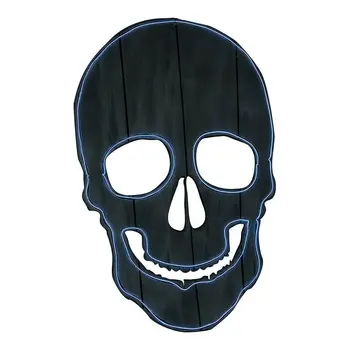 Skull My Other Me Halloween Decorations Neon Silhouette of lights