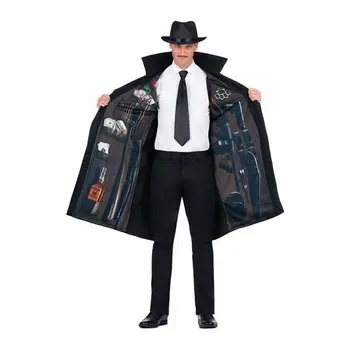 Costume for Adults My Other Me One size 2 Pieces Mafioso Black