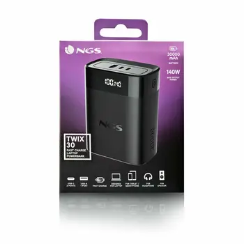 Powerbank NGS TWIX30 Black 30000 mAh