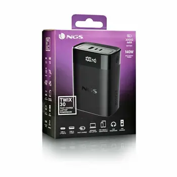 Powerbank NGS TWIX30 Black 30000 mAh