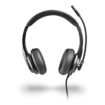 Headphones NGS VOX605USBC Black