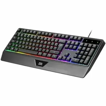 Keyboard and Mouse Mars Gaming MCP124PROES Black Multicolour
