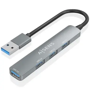 USB Hub Aisens A106-0859 Grey