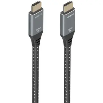 HDMI Cable Aisens A150-0877 7 m Black/Grey