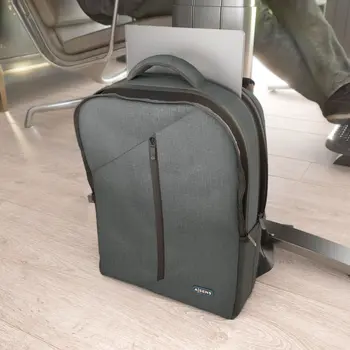 Laptop Backpack Aisens ASBG-BP084-GR Grey (1 Unit)