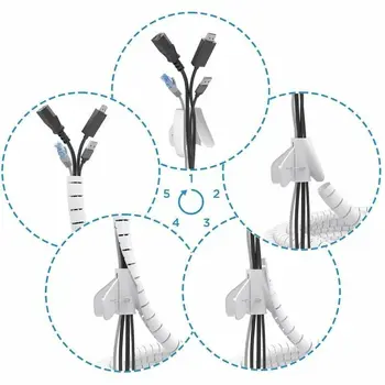 Cable Organiser Aisens A151-0918 White 2 mm
