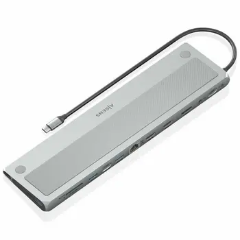 USB Hub Aisens ASUC-12P020-GR Grey 100 W 50 W