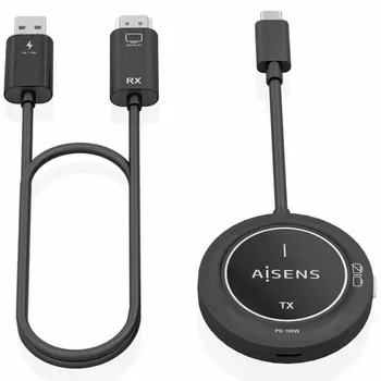 HDMI Cable Aisens ASWL-H2KC30M004-BK Black