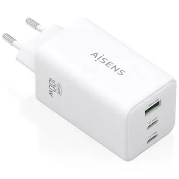 Cordless Charger Aisens ASCH-100W3P051-W White 100 W