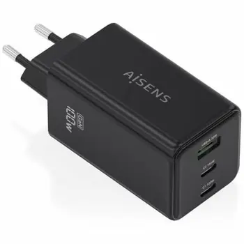 Cordless Charger Aisens ASCH-100W3P052-BK Black 100 W