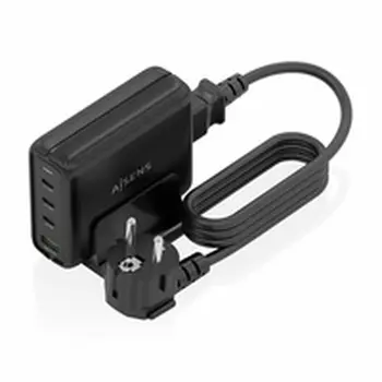 Cordless Charger Aisens ASCH-140W4P056-BK Black 140 W