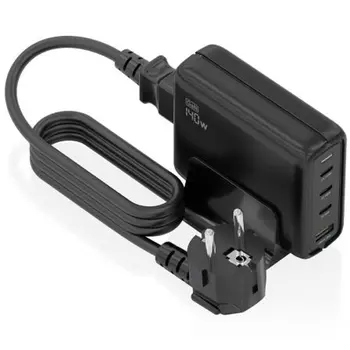 Cordless Charger Aisens ASCH-140W4P056-BK Black 140 W
