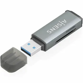 Card Reader Aisens ASCR-2A09-GR Grey