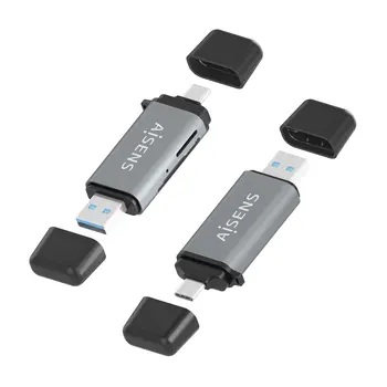 Card Reader Aisens ASCR-2AC11-GR Grey