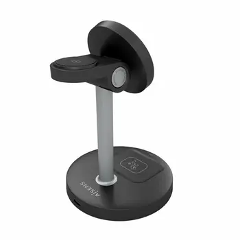 Cordless Charger Aisens ASCH-15W3WC066-BK Black 15 W
