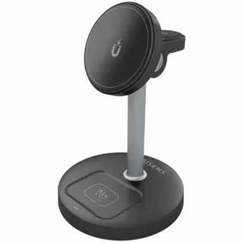 Cordless Charger Aisens ASCH-15W3WC066-BK Black 15 W