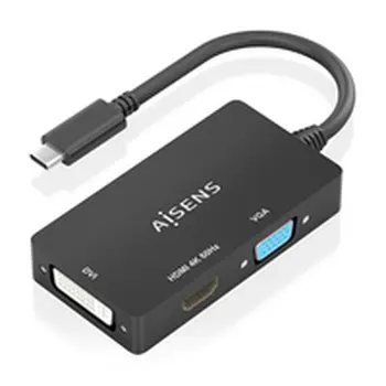 HDMI Cable Aisens A109-0954 15 cm Black