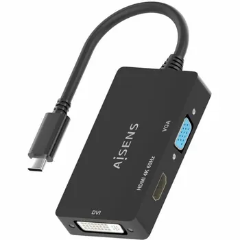 HDMI Cable Aisens A109-0954 15 cm Black