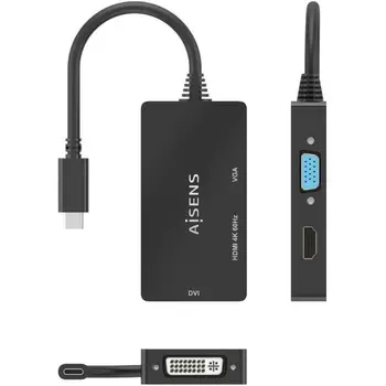 HDMI Cable Aisens A109-0954 15 cm Black