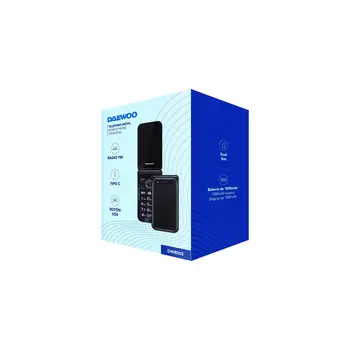 Mobile telephone for older adults Daewoo 2,8" Black