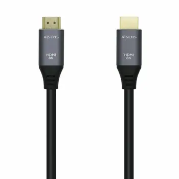 HDMI Cable Aisens A150-0428 Black Grey 2 m