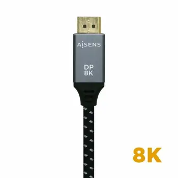 HDMI Cable Aisens A149-0437 Black Black/Grey 2 m