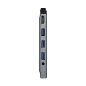 USB Hub Aisens ASUC-9P001-GR Grey 100 W (1 Unit)