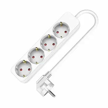 4-socket plugboard without power switch TM Electron (1,5 m)
